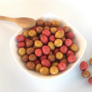 Wholesale Healthy Green Roasted Colorful Coated Peanut Snack Soy Sauce Flavor OEM BRC HACCP FDA OU Kosher from china suppliers