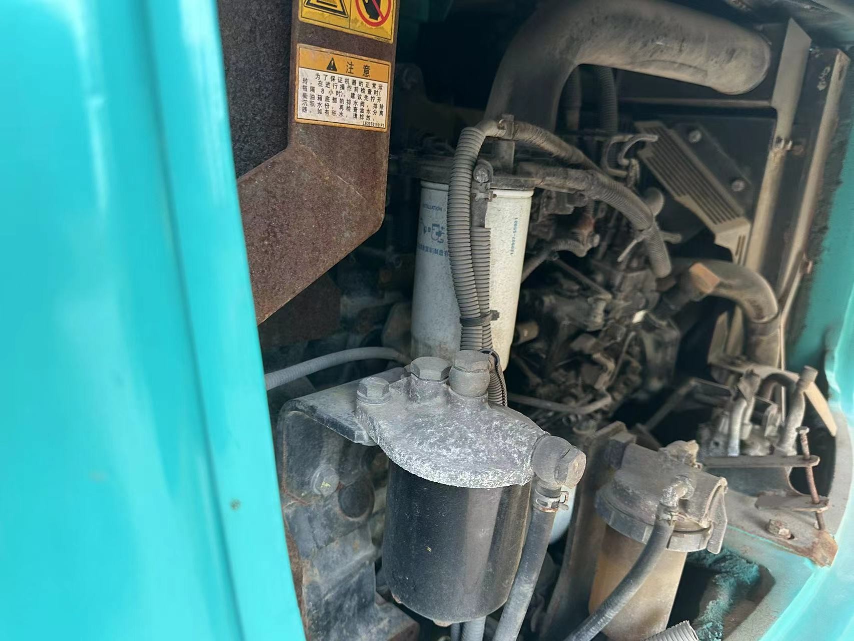 Hydraulic SK60 Used Kobelco Mini Excavator 36KW Rated Power in stock