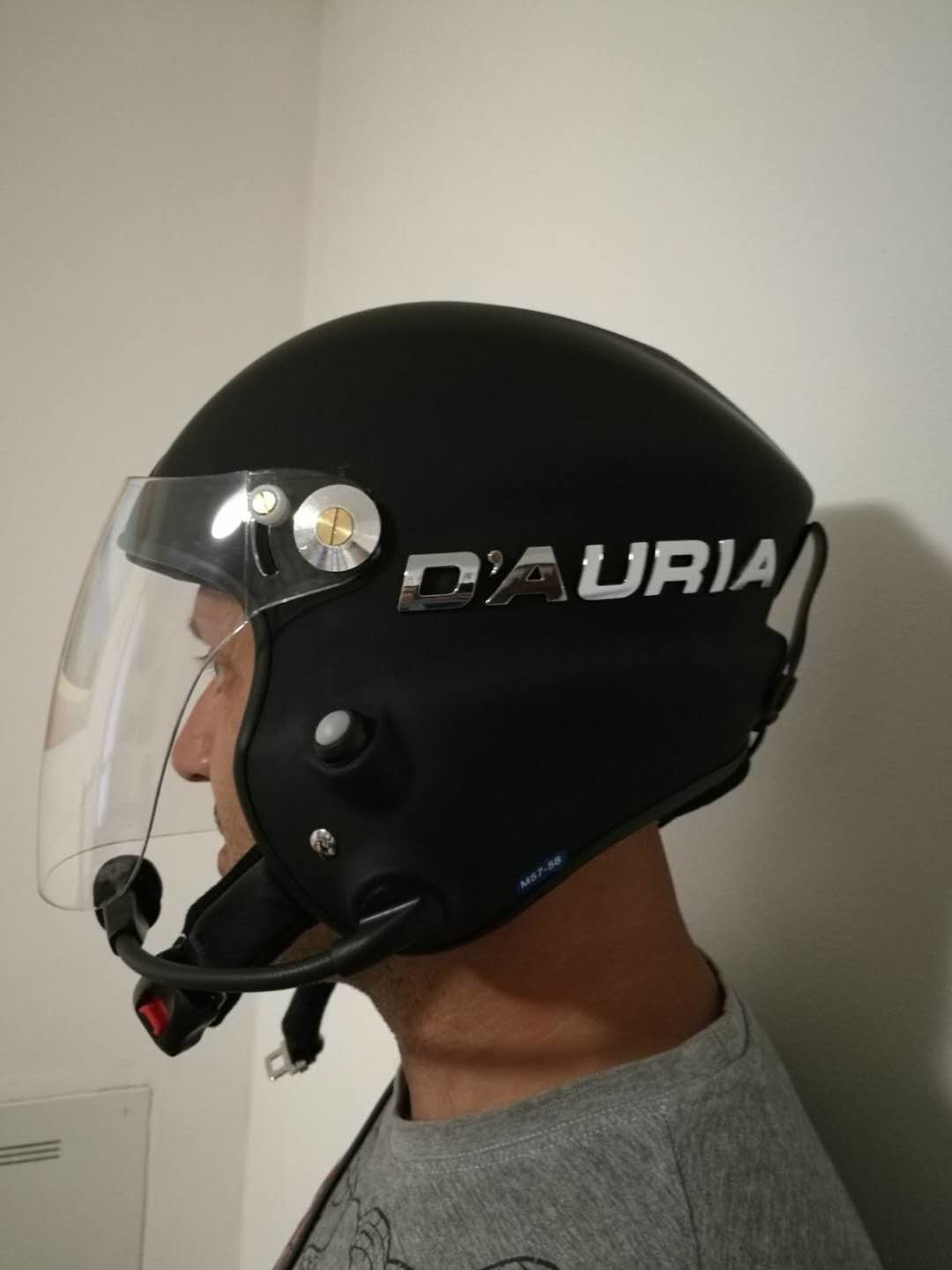 Black Noise Cancel Paramotor Helmet With Goprobase Professional Factory