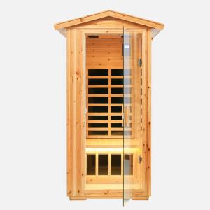 Wholesale Preminum Old FIR Sauna Room One Person Steam Room With Roof from china suppliers