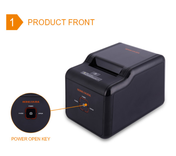 Auto Cutter High Speed Line Printer With Ethernet Port 250mm/s