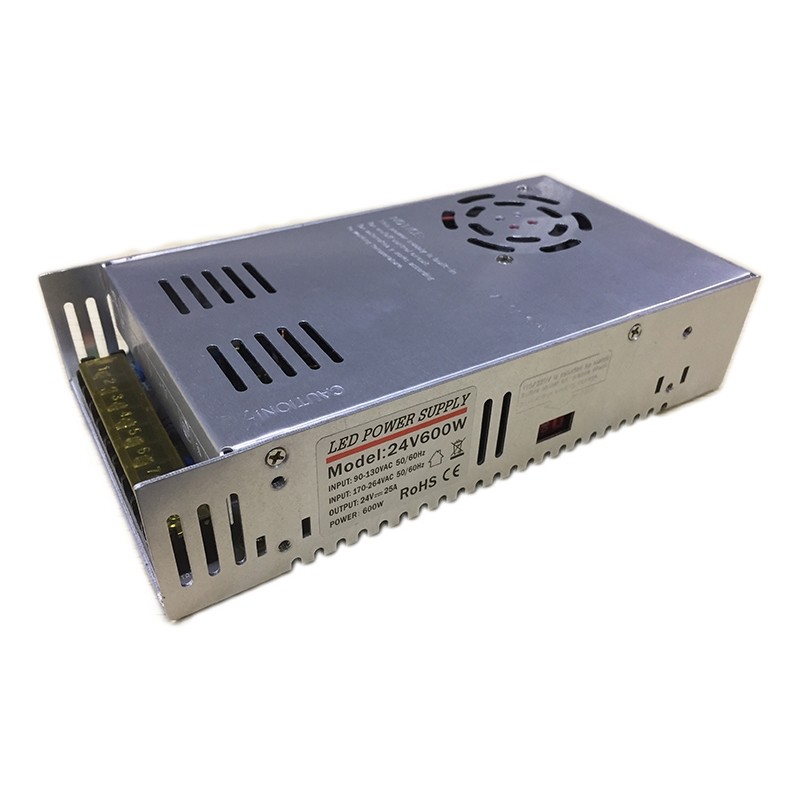 24 volt ac power supply 600w Indoor IP20 Transformer Adapter for LED Light
