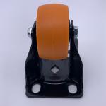TPE Caster Wheels Rigid Solid Plate 50mm Medium Light Duty Castors