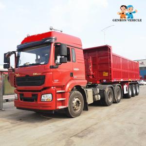 Wholesale 3 Axles 50T Heavy Duty Dump Semi Trailer Transport Stones Or Stands from china suppliers