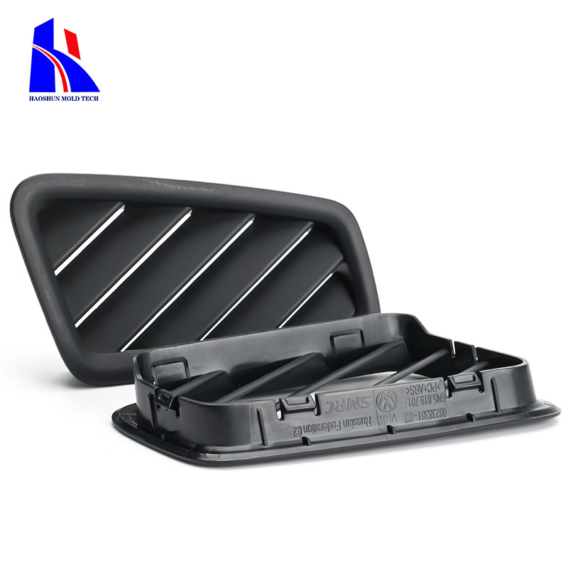 OEM Black Plastic Injection Molding Parts PC ABS Material Auto Industry