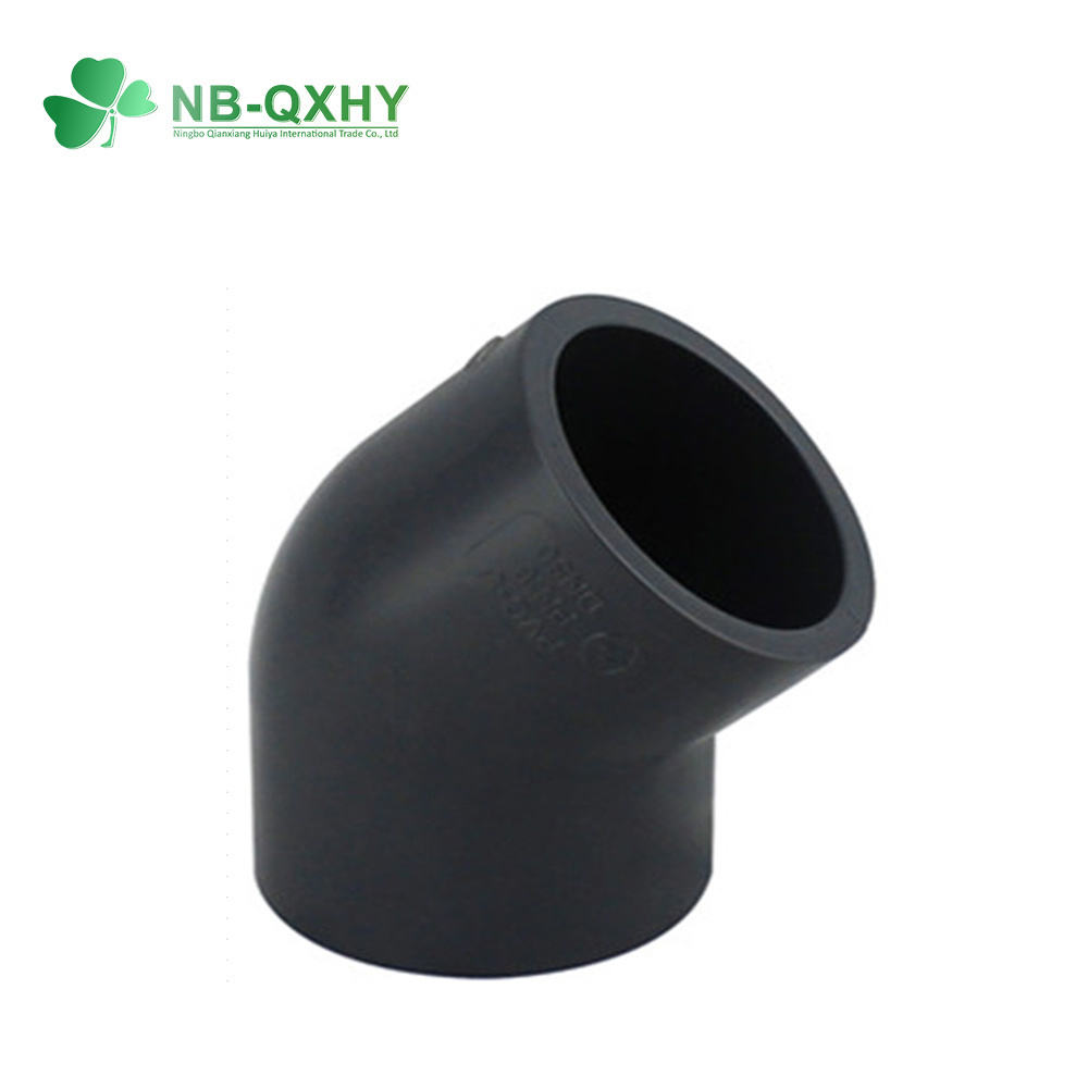 China 1/2&quot;-4&quot; Inch Plastic ASTM Sch80 Pn16 PVC UPVC Elbow Tee Pipe Fittings