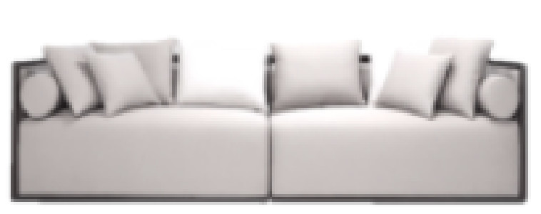 Comfy Sectional Couch Comfortable 2 Seater Sofa ODM Hotel Lobby Furniture Dustproof