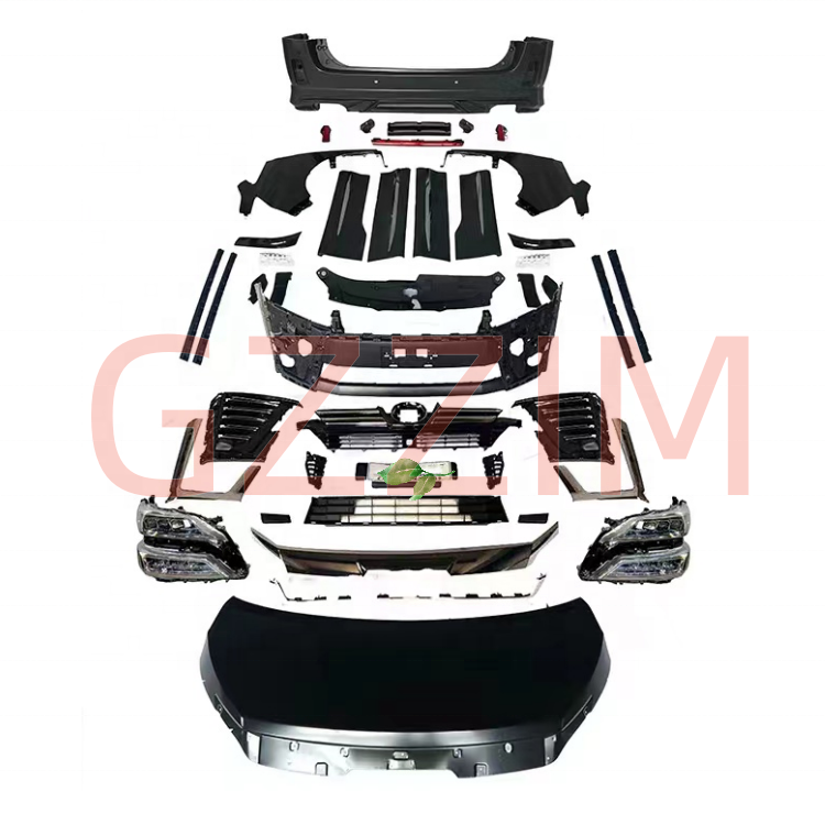 Body Kit Front Rear Bumper Headlight Grille For Vellfire 2008 Upgrade To 2018