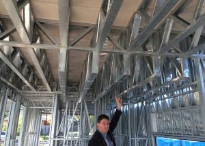 Wholesale SOHO Steel Structure Prefabricated Apartment Buildings , Prefabricated Apartments from china suppliers