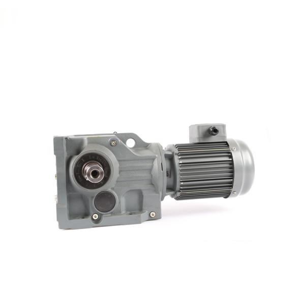 Cast Iron 8000Nm Helical Bevel Gear Motor Hollow Shaft Gear Reducer