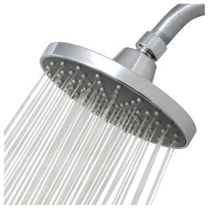 Wholesale 6in Square Overhead Fixed Rain Shower Head Chrome Black Water Saving from china suppliers
