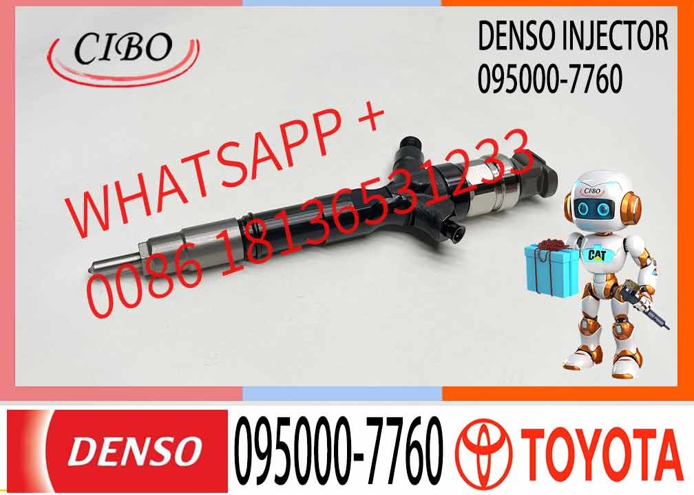Diesel Common Rail Injectors 095000-7760 For Toyota 23670-39276