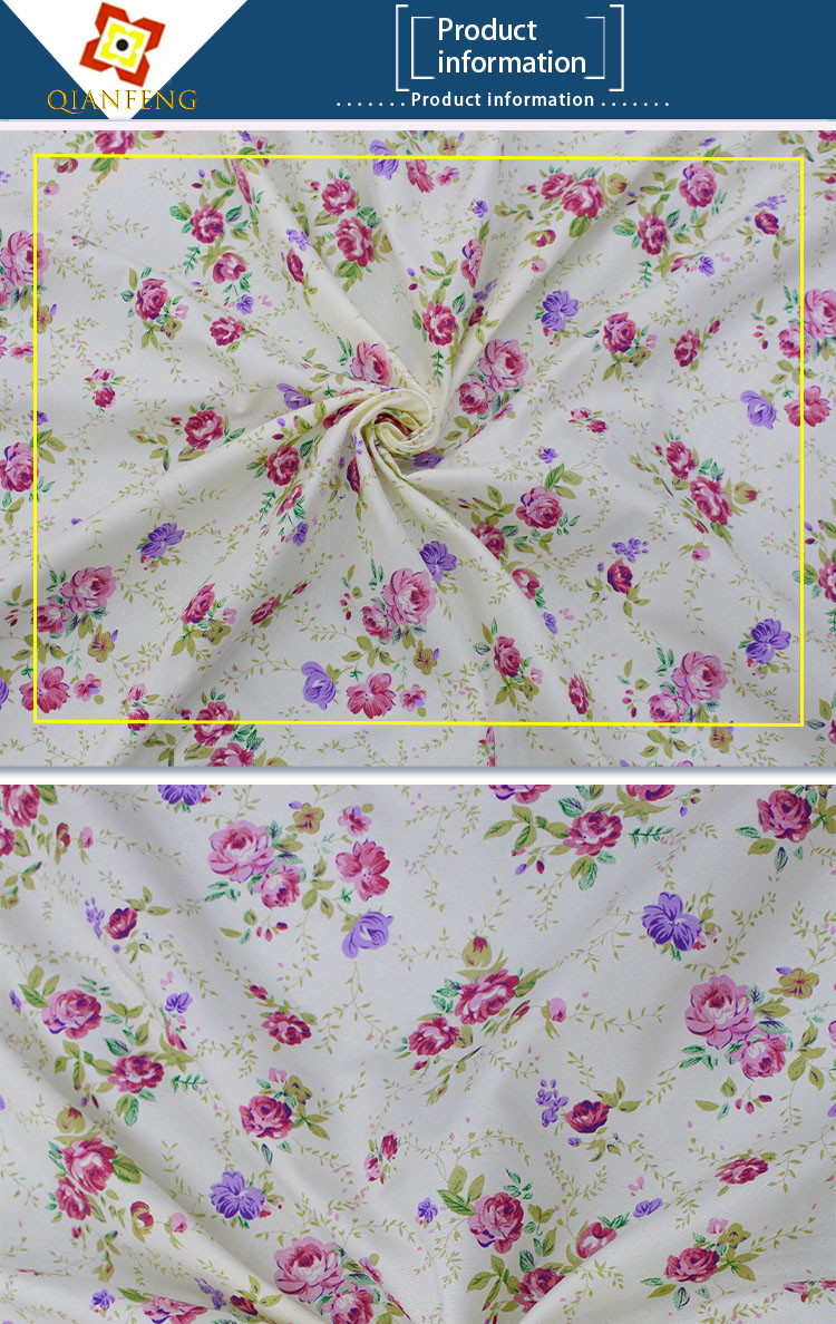 Mattresses And Sheets Are Finely Printed With 100% Polyester Warp Printed Fabric