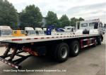 North Benz Heavy Duty Flatbed Wrecker Tow Truck With Hydraulic Winch 25m