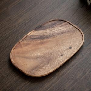 Wholesale Oval Walnut Wood Jewelry Display Tray Solid Wood Organizer from china suppliers