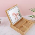 Personal Beauty Care Essential Three-Color Light Glass Mirror for Bathroom or