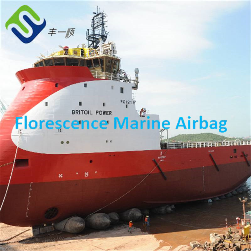 Inflatable Rubber Balloon Marine Ship Launching Air Bags For Barge Docking