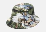 Small Floral UV Protection Mens Floral Bucket Hat Hipster Animal Patterns
