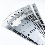 Plastic Fashionable Party Wristbands Support Color Logo and Personalized Service