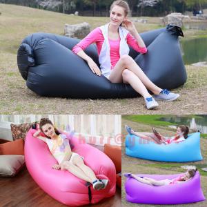 Wholesale Fast filling waterproof Inflatable lazybag hangout lamzac laybag Guangzhou from china suppliers