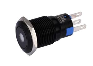 Wholesale Maintained Momentary Anti Vandal Push Button Switch 16mm Flat Head Waterproof from china suppliers
