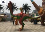 Weather Resistant Life Size Fiberglass Statues Tail Movement For Exhibition