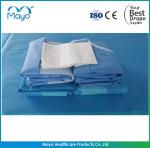 Customized Surgical Pelviscopy Laparoscopy Drape Pack Medical Consumable