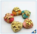 Shinny Gifts Enamel Heart Shaped Metal Trinket Box For Wedding Gifts SCJ388-2