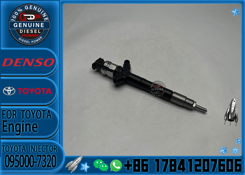 High Performance Fuel Injector 095000-7320 Common Rail Injector 23670-0R130 For TOYOTA 1AD-FTV