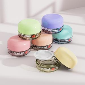 Wholesale Customized Logo Round 10G Frosted Glass Cream Jar With Screw Cap from china suppliers