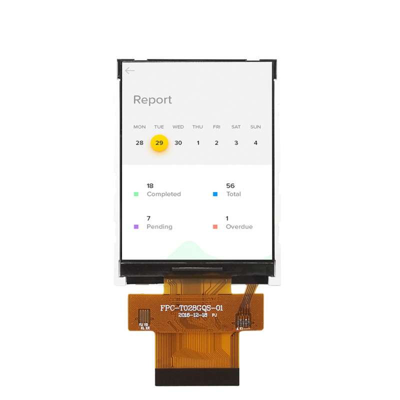 2.8 Inch LCD TFT Display Module, 240x320 Resolution, 50 PINS MCU/RGB/SPI Interface