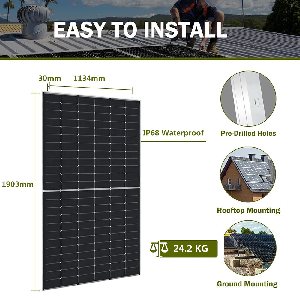PERC Technology 575W 580W 585W 590W Jinko Solar Module for Commercial Solar Projects