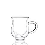 China Wholesale Heat Resistant Hot Beverage Double Wall Glass Cup