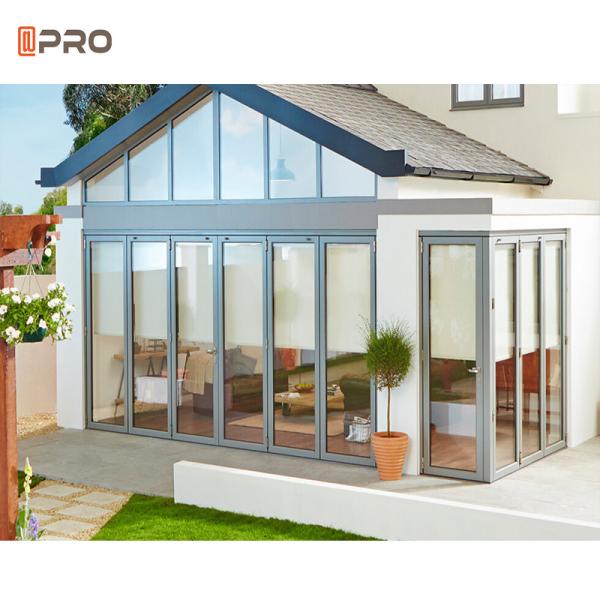 Aluminium Glass Folding Doors Steel Frameless Aluminium Pella Sliding Patio