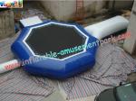 0.9mm PVC Large Inflatable Water Toys By Trampoline For Swimming Pools