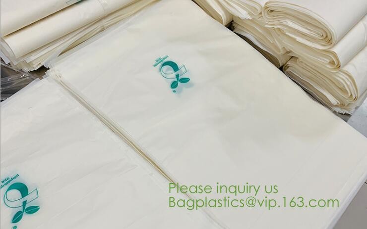 Wholesale Custom Environmentally Friendly 100% Compostable Biodegradable Self Sealing Corn Starch Plastic Packaging Bag