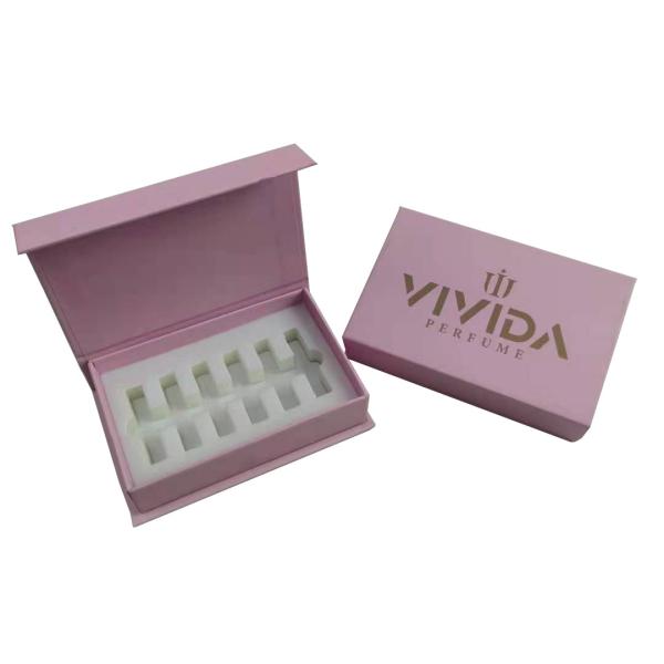 Elegant Magnetic Book Shape Paper Gift Box for Custom Logo Print Cosmetic