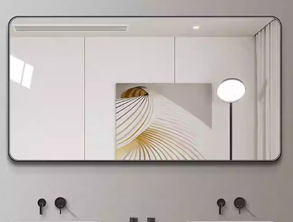 Wall Decoration Customized Size Mirror Glass Used in Indoor/Bathroom