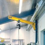 500kg Wall Mounted Jib Crane With Electric Hoist Free Standing