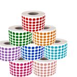 Printed Round Product Sticker, Waterproof Plastic Round Sticker, Adhesive Paper
