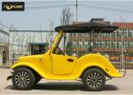 Classical 4 Seater Luxury Antique Battery Operated Golf Buggy Plastic Bodywork