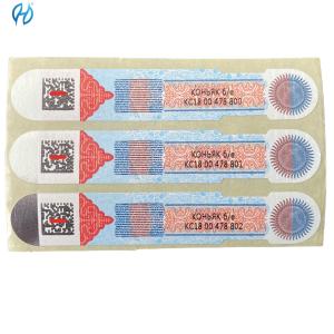 Wholesale Color Change Holographic Tax Stamp for WHISKY Security Paper Adhesive from china suppliers