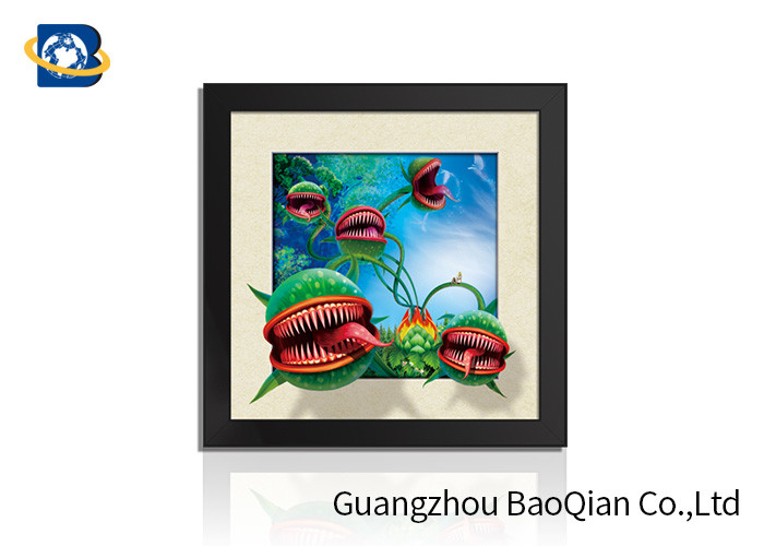 Gift PET Lenticular Cards 5D Pictures PDS / PDF / AI Artwork Format Long Lifespan