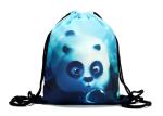 Sports Cloth Drawstring Bag Backpack Silk Screen Printed