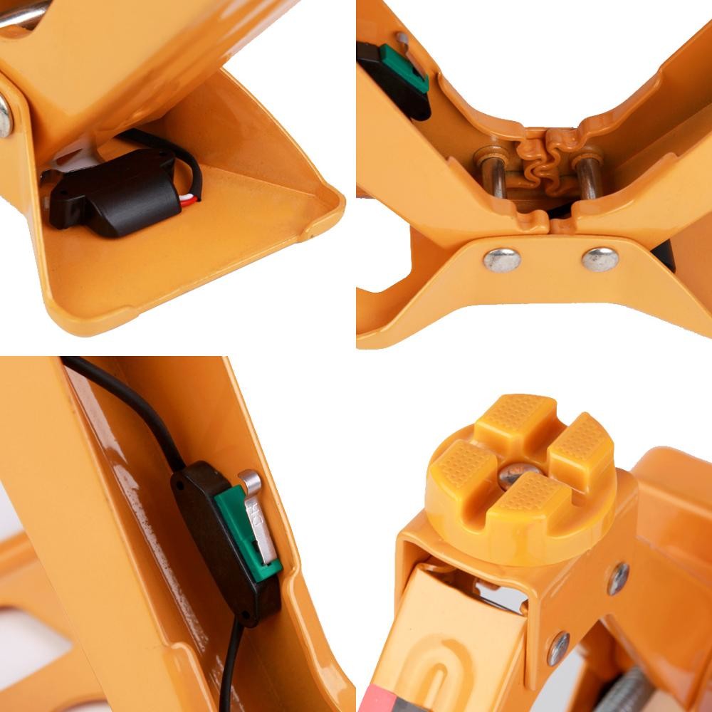 DC 12v Electric Scissor Jack With Electric Impact Wrench 3T Loading