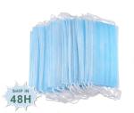 Earloop Style Disposable Respirator Mask , 3 Ply Non Woven Face Mask