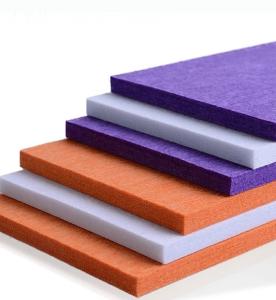 Wholesale Office Acoustic Panel Pet Fiber Felt Sound Absorbing Wall Decorative from china suppliers