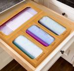 Food Storage Sandwich Bag Organizer For Gallon Quart Snack