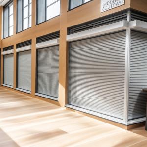 Wholesale Residential Aluminium Rolling Door Commercial Aluminium Alloy Frame Gate from china suppliers