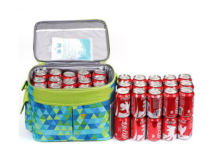 600D Polyester Lunch Cooler Bags SGS Certificated With 8mm EPE Pearl Sponge